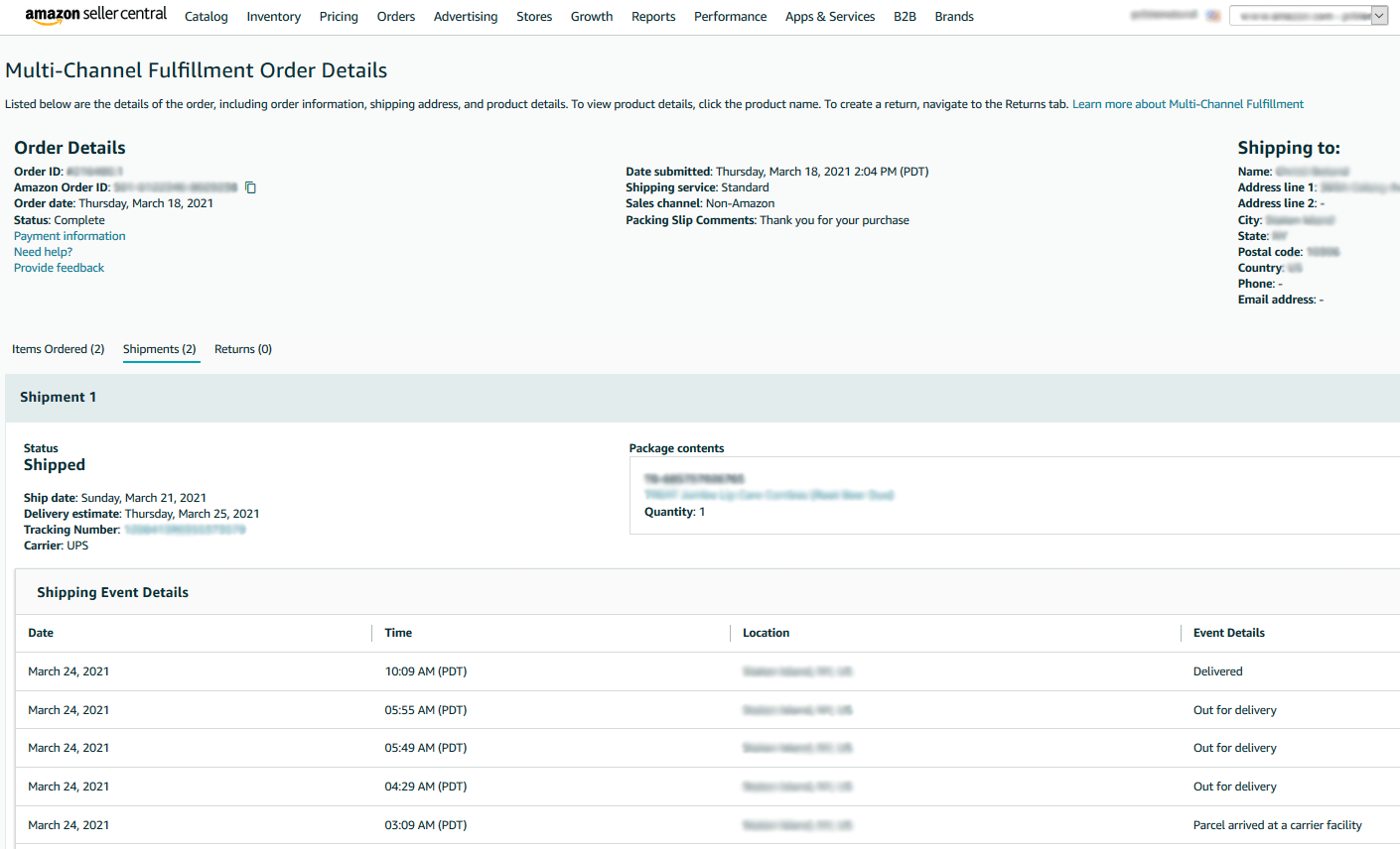 multi channel fulfillment