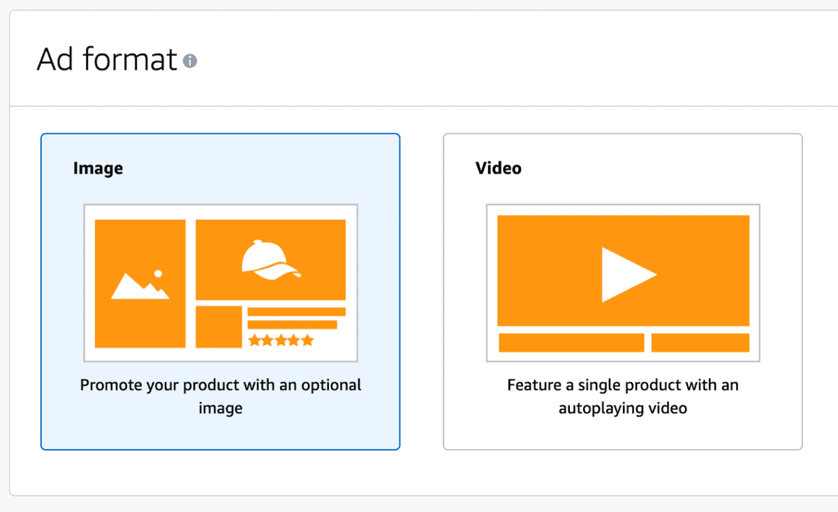 Amazon Sponsored Display Ads Format