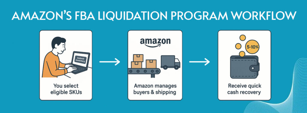 Image showing Amazon’s FBA Liquidation Program Workflow