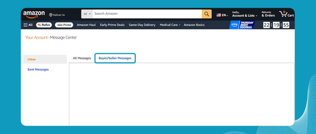 Image showing how to access request a review button to manage Amazon negative reviews in 2025