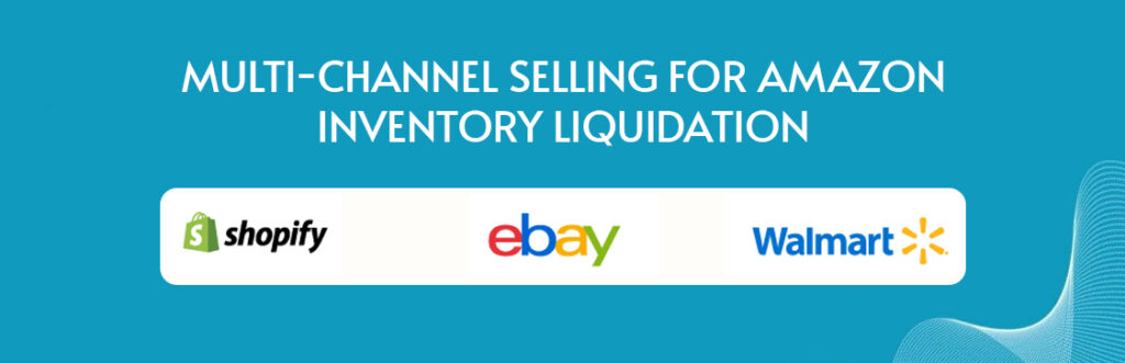image showing the platforms where selling can be done for Amazon Inventory Liquidation